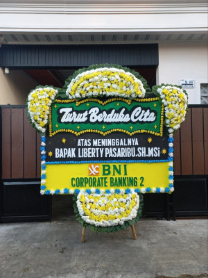 Papan Bunga Duka di Kotapinang