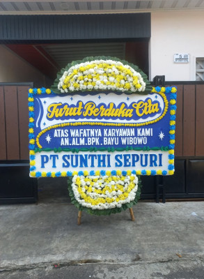 Papan Bunga Duka di Kotapinang