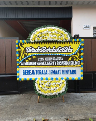 Papan Bunga Duka di Kotapinang