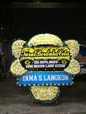 Papan Bunga Duka di Kotapinang