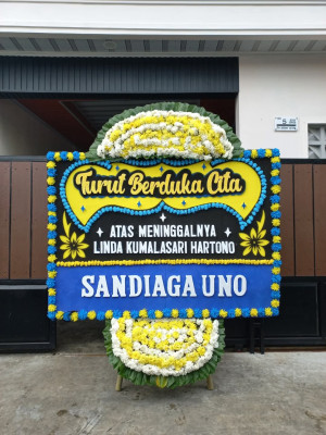 Papan Bunga Duka di Kotapinang